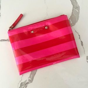 EUC Kate Spade Striped Zip Wallet